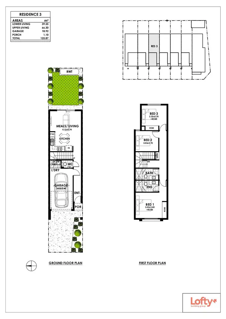 Floorplan of Homely house listing, 3 & 6/14 Carty Avenue, Modbury SA 5092
