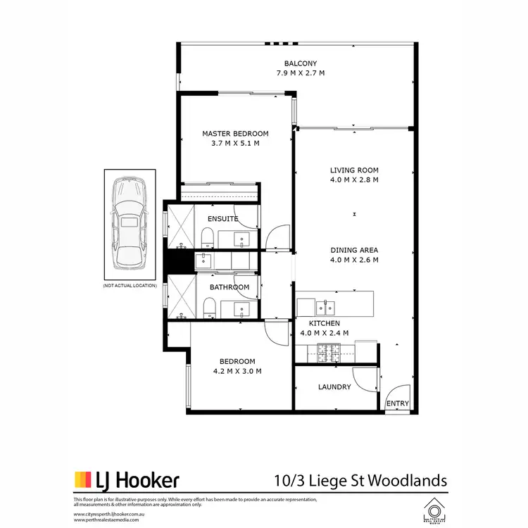 Floorplan of Homely apartment listing, 10/3 Liege Street, Woodlands WA 6018