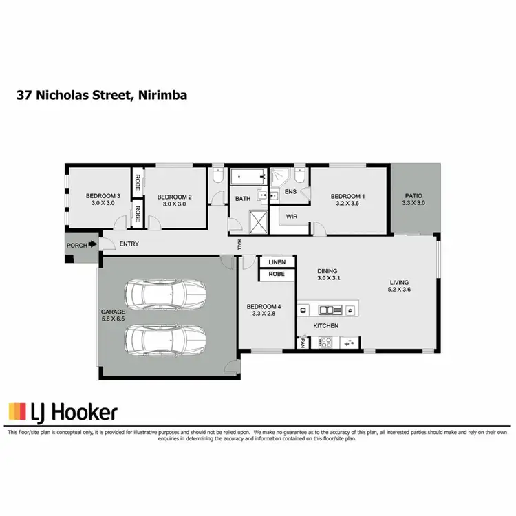 Floorplan of Homely house listing, 37 Nicholas Street, Nirimba QLD 4551