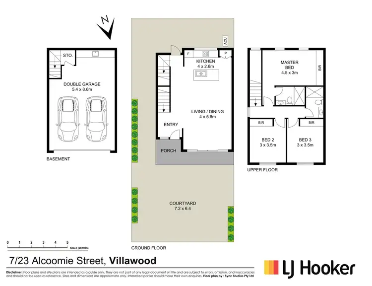 Floorplan of Homely townhouse listing, 7/23 Alcoomie Street, Villawood NSW 2163
