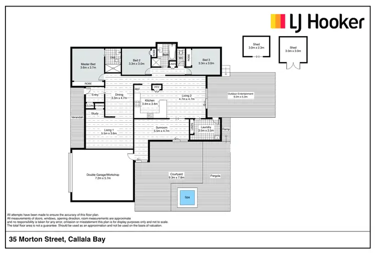 Floorplan of Homely house listing, 35 Morton Street, Callala Bay NSW 2540
