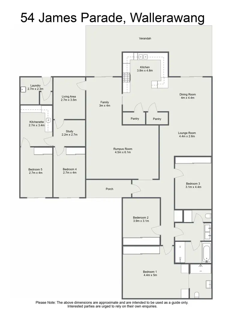 Floorplan of Homely house listing, 54 James Parade, Wallerawang NSW 2845