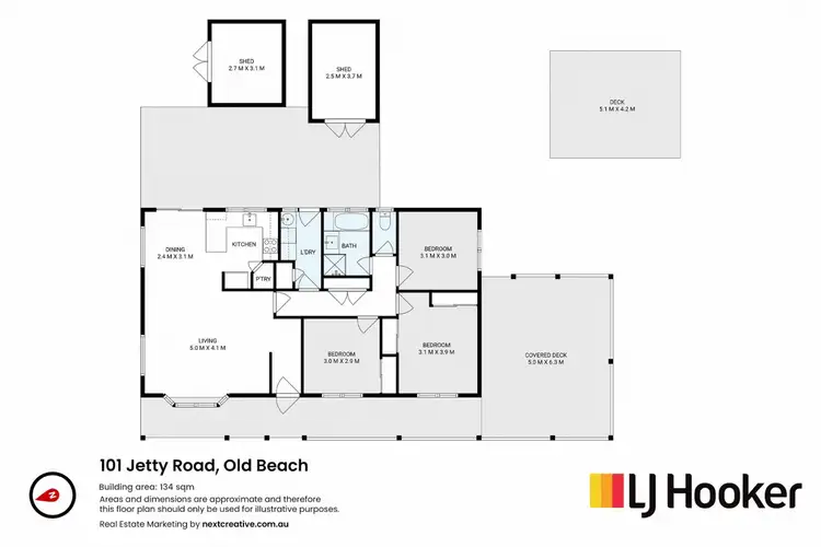 Floorplan of Homely house listing, 101 Jetty Road, Old Beach TAS 7017