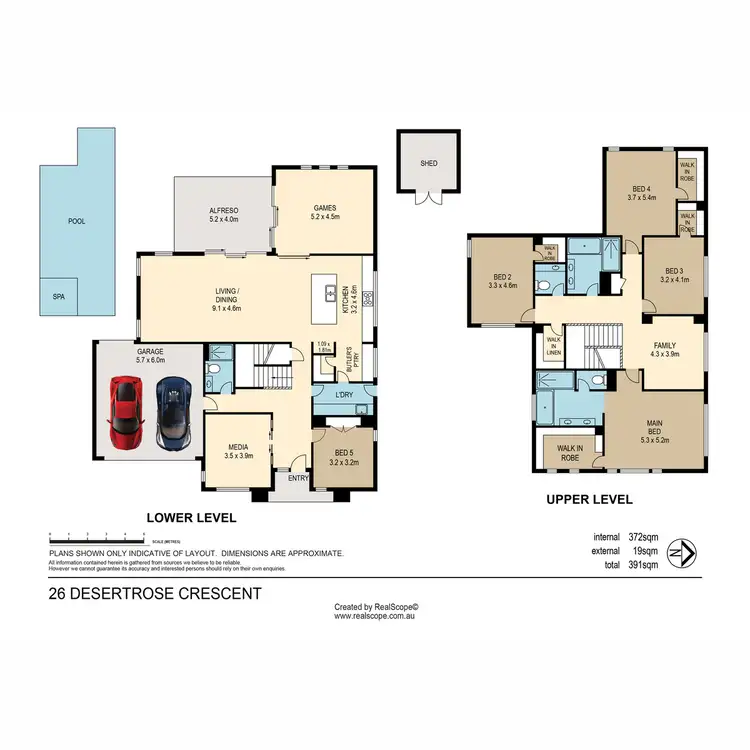 Floorplan of Homely house listing, 26 Desertrose Crescent, Bridgeman Downs QLD 4035