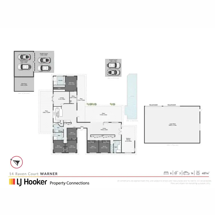 Floorplan of Homely house listing, 14 Raven Court, Warner QLD 4500