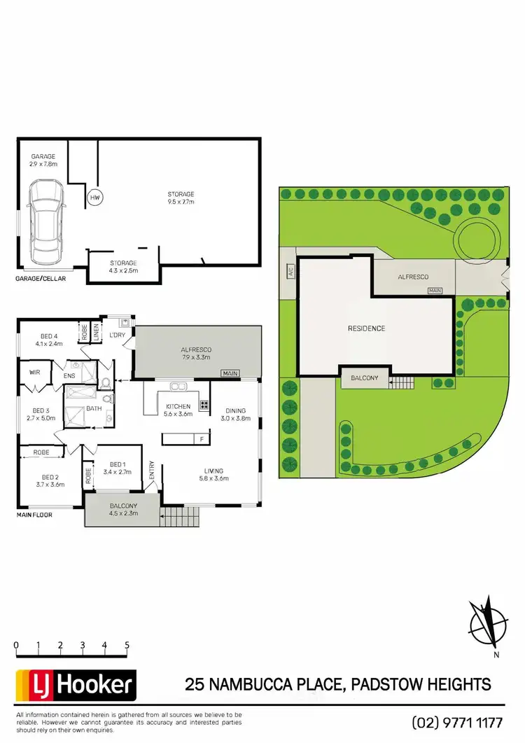 Floorplan of Homely house listing, 25 Nambucca Place, Padstow Heights NSW 2211