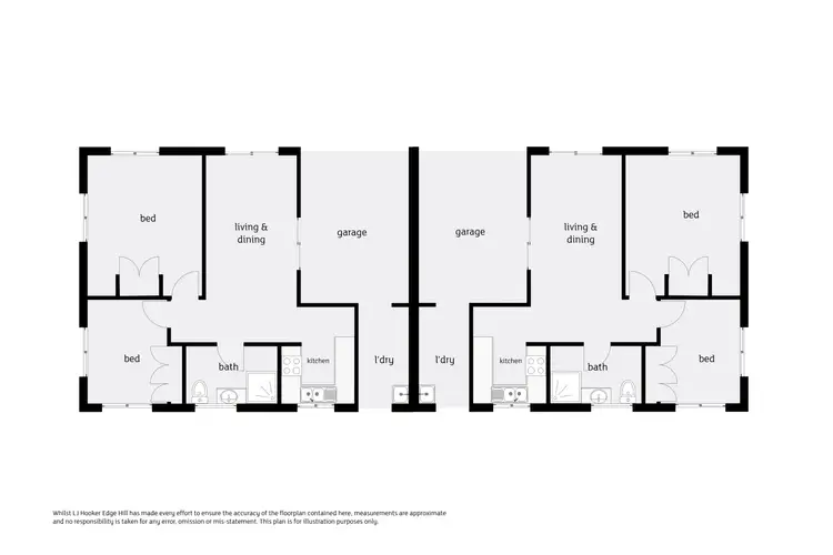 Floorplan of Homely semi-detached listing, 7 Jaye Street, Edge Hill QLD 4870