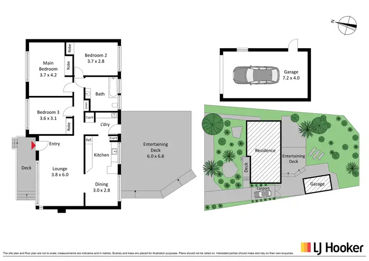 Floorplan of Homely house listing, 4 Stott Street, Hackett ACT 2602