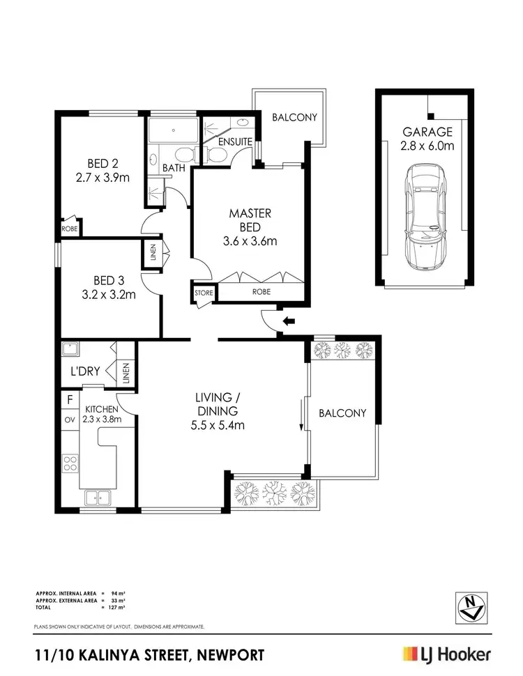 Floorplan of Homely apartment listing, 11/10 Kalinya Street, Newport NSW 2106