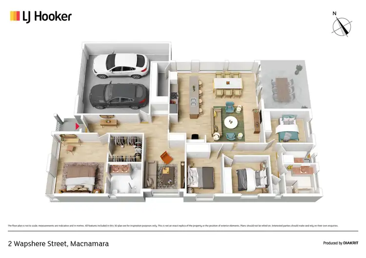 Floorplan of Homely house listing, 2 Wapshere Street, Macnamara ACT 2615