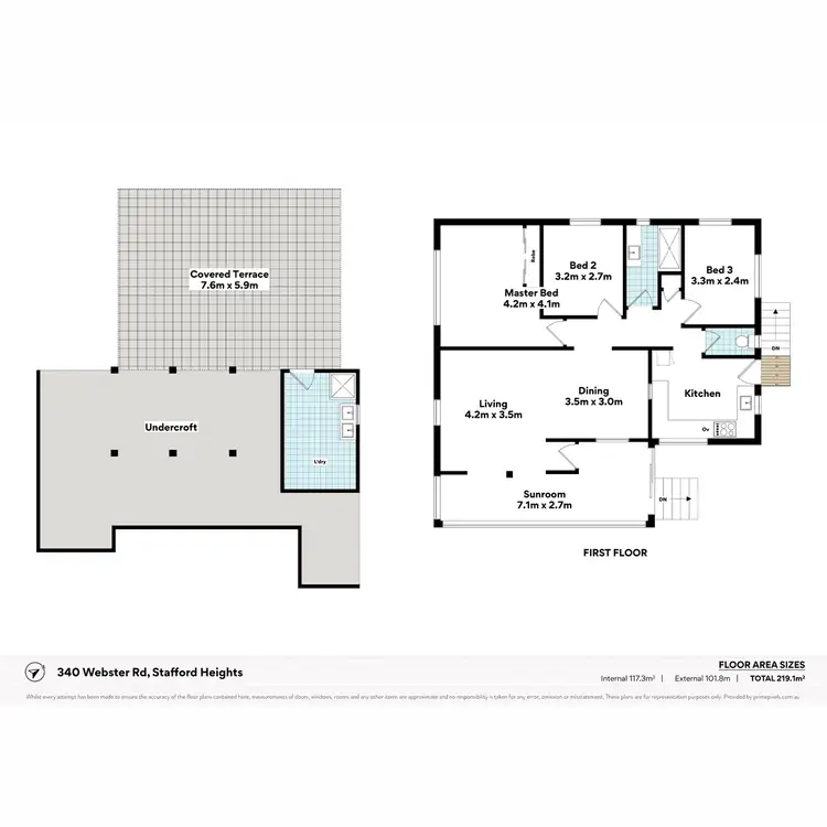 Floorplan of Homely house listing, 340 Webster Road, Stafford Heights QLD 4053