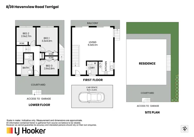 Floorplan of Homely townhouse listing, 8/39-45 Havenview Road, Terrigal NSW 2260