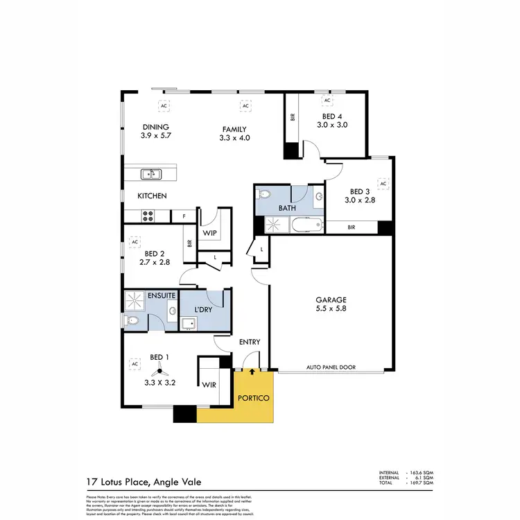 Floorplan of Homely house listing, 17 Lotus Place, Angle Vale SA 5117