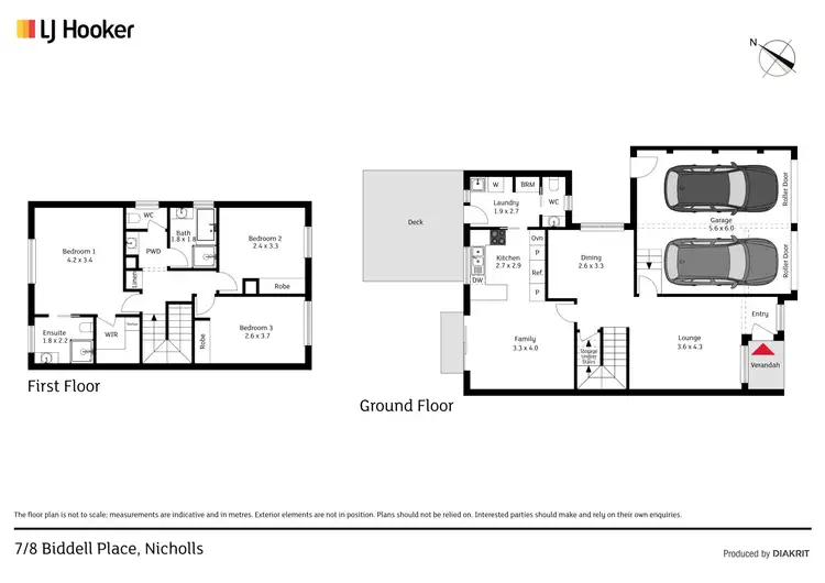 Floorplan of Homely townhouse listing, 7/8 Biddell Place, Nicholls ACT 2913