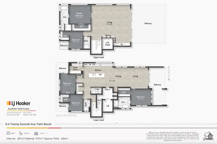 Floorplan of Homely unit listing, 5/4 Twenty Seventh Avenue, Palm Beach QLD 4221