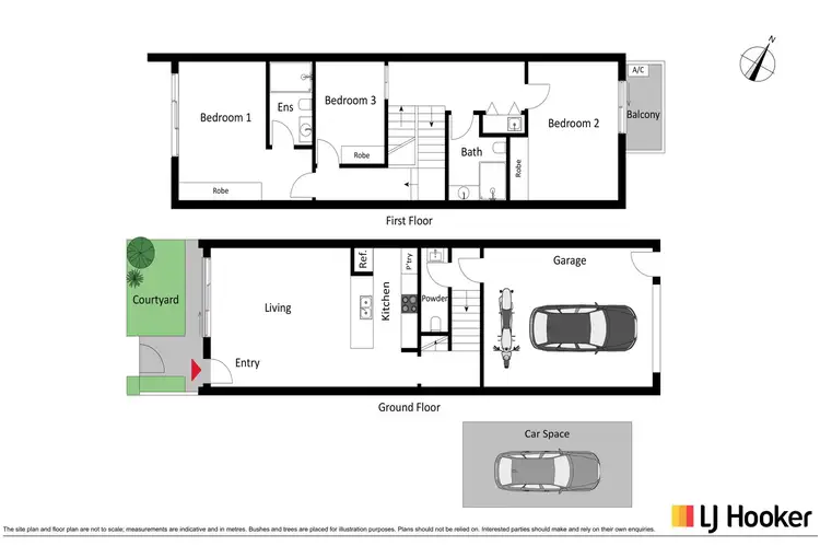 Floorplan of Homely townhouse listing, 18 Fong Lim Way, Denman Prospect ACT 2611