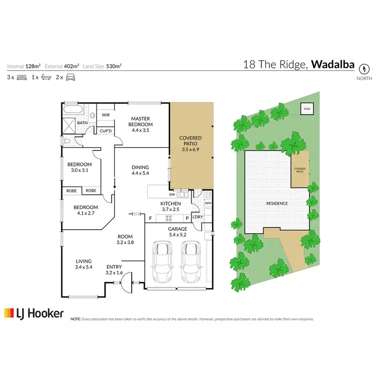 Floorplan of Homely house listing, 18 The Ridge, Wadalba NSW 2259