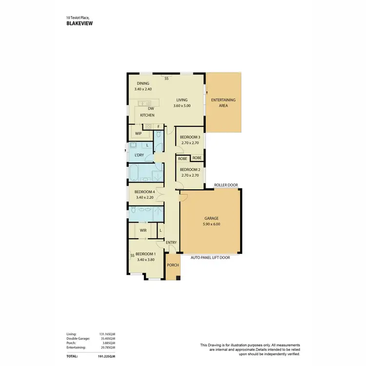 Floorplan of Homely house listing, 10 Teviot Place, Blakeview SA 5114