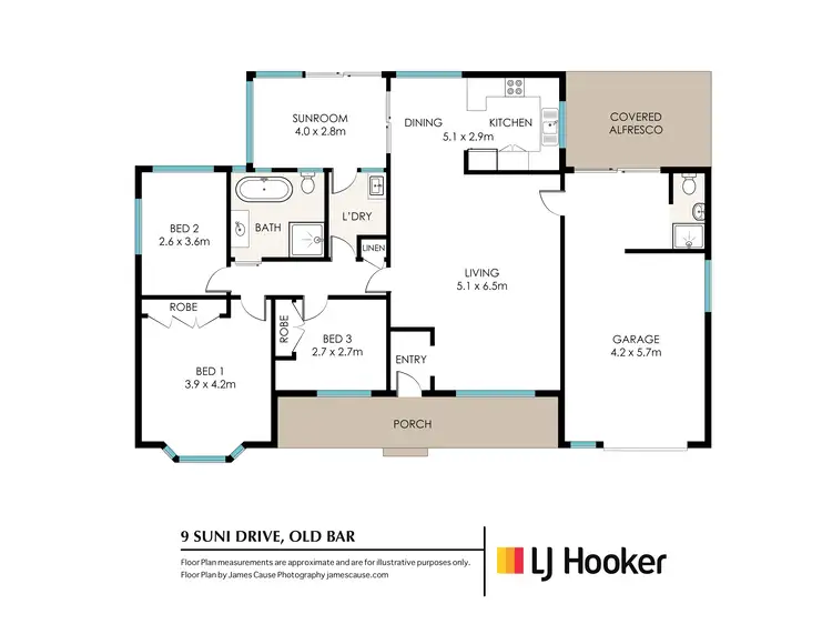 Floorplan of Homely house listing, 9 Suni Drive, Old Bar NSW 2430