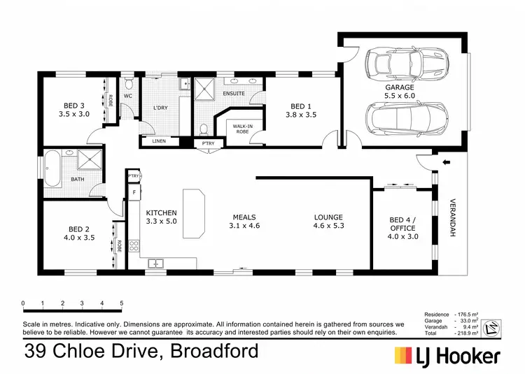 Floorplan of Homely house listing, 39 Chloe Drive, Broadford VIC 3658