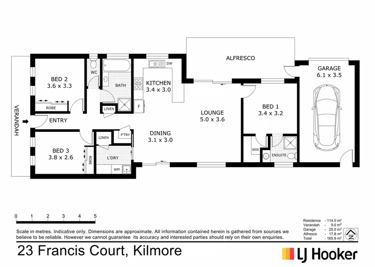 Floorplan of Homely house listing, 23 Francis Court, Kilmore VIC 3764