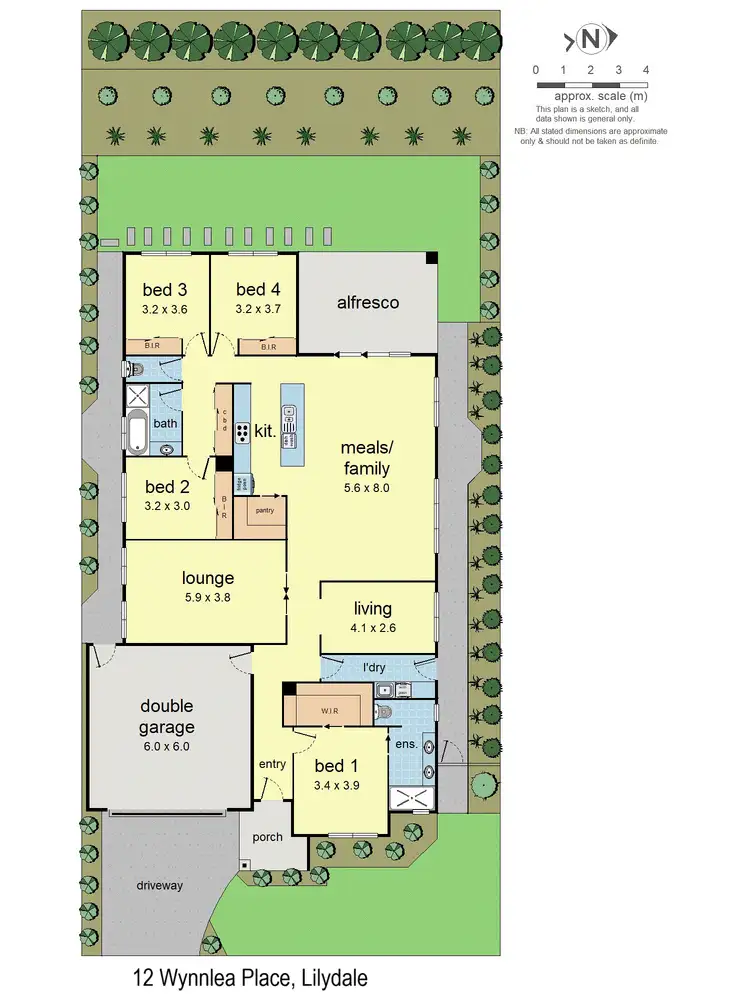 Floorplan of Homely house listing, 12 Wynnlea Place, Lilydale VIC 3140