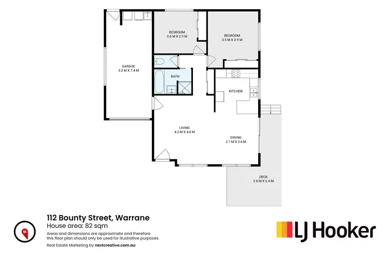 Floorplan of Homely house listing, 112 Bounty Street, Warrane TAS 7018