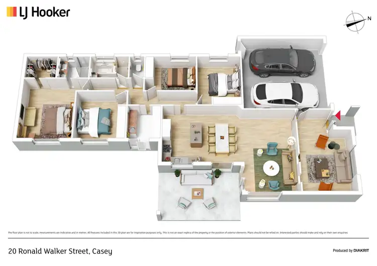 Floorplan of Homely house listing, 20 Ronald Walker Street, Casey ACT 2913