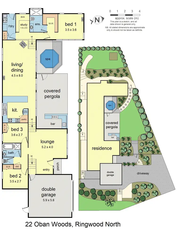 Floorplan of Homely house listing, 22 Oban Woods, Ringwood North VIC 3134