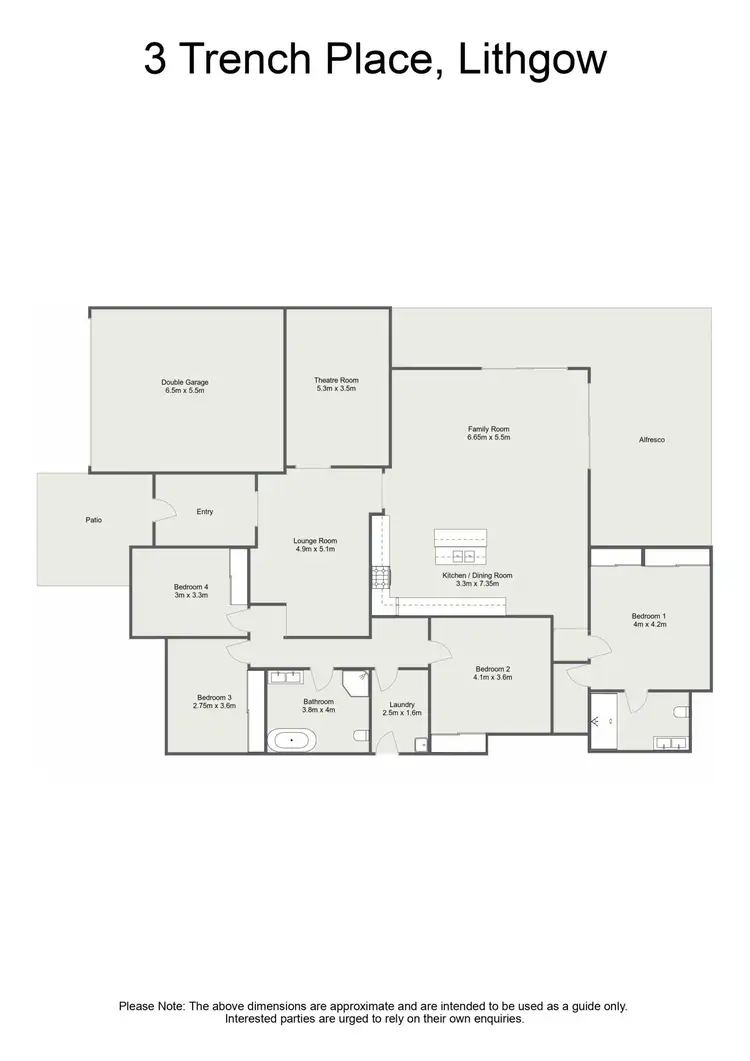 Floorplan of Homely house listing, 3 Trench Place, South Bowenfels NSW 2790