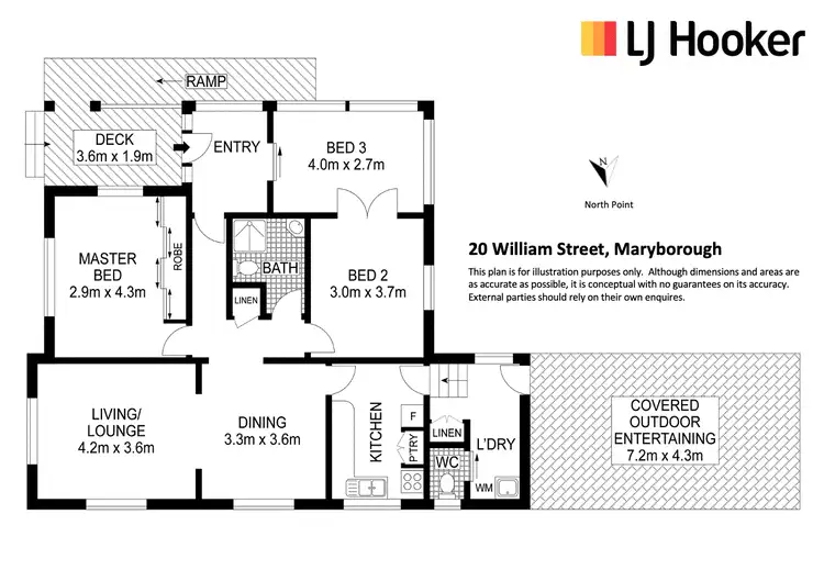 Floorplan of Homely house listing, 20 William Street, Maryborough QLD 4650