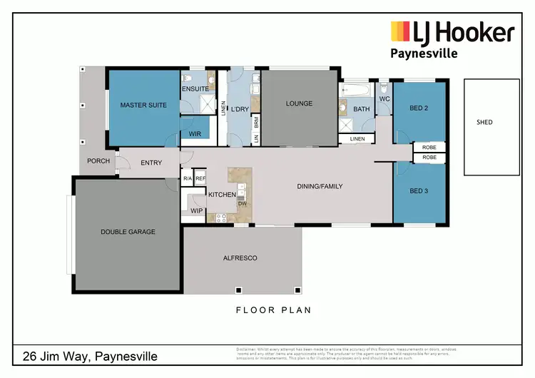 Floorplan of Homely house listing, 26 Jim Way, Paynesville VIC 3880
