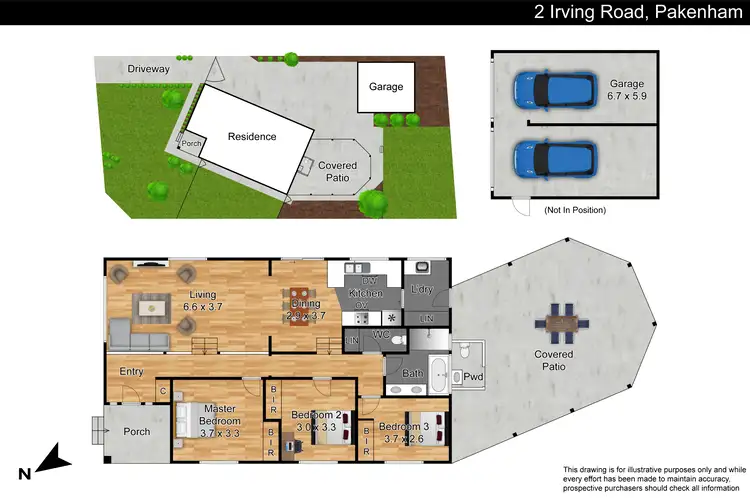 Floorplan of Homely house listing, 2 Irving Road, Pakenham VIC 3810