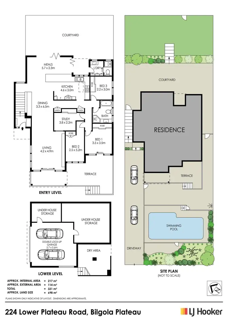 Floorplan of Homely house listing, 224 Lower Plateau Road, Bilgola Plateau NSW 2107