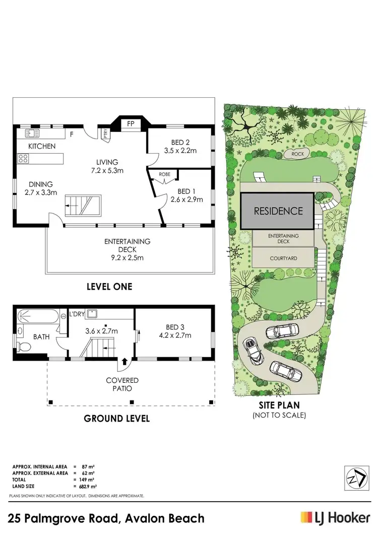 Floorplan of Homely house listing, 25 Palmgrove Road, Avalon Beach NSW 2107