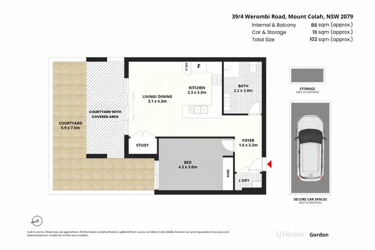 Floorplan of Homely apartment listing, 39/4 Werombi Road, Mount Colah NSW 2079
