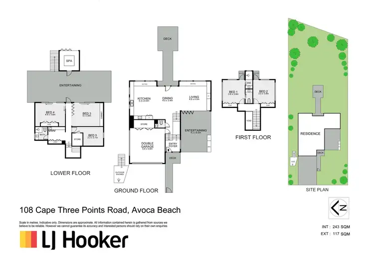 Floorplan of Homely house listing, 108 Cape Three Points Road, Avoca Beach NSW 2251