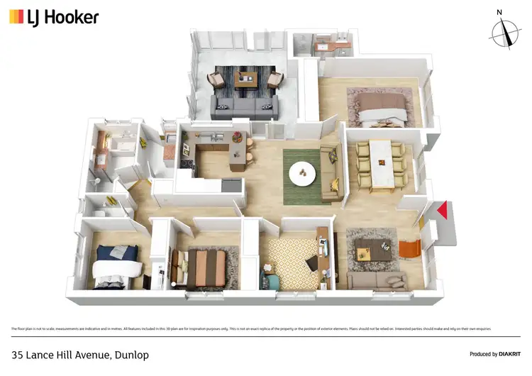 Floorplan of Homely house listing, 35 Lance Hill Avenue, Dunlop ACT 2615