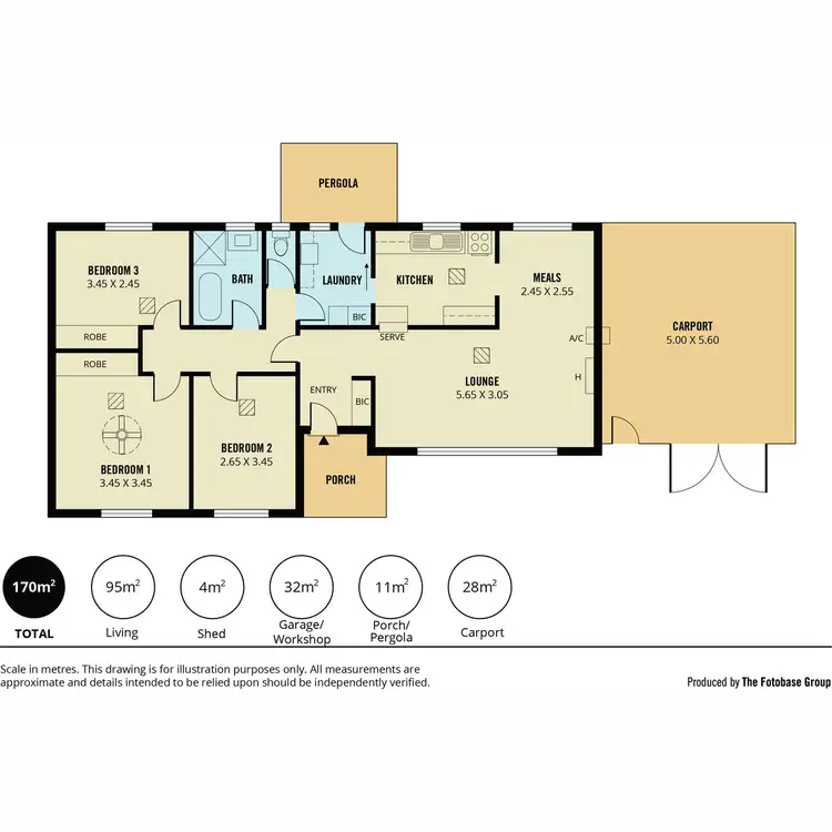 Floorplan of Homely house listing, 21 Montacute Street, Elizabeth Downs SA 5113
