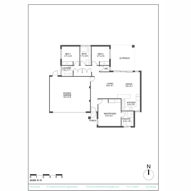 Floorplan of Homely villa listing, 13B Woodchester Road, Nollamara WA 6061