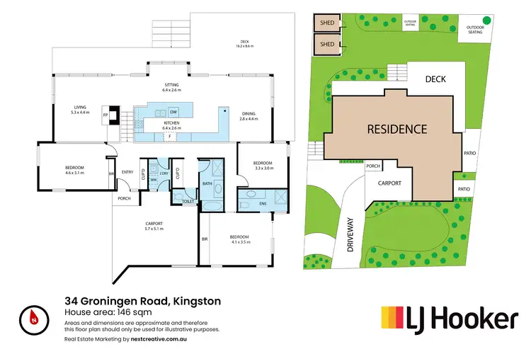 Floorplan of Homely house listing, 34 Groningen Road, Kingston TAS 7050