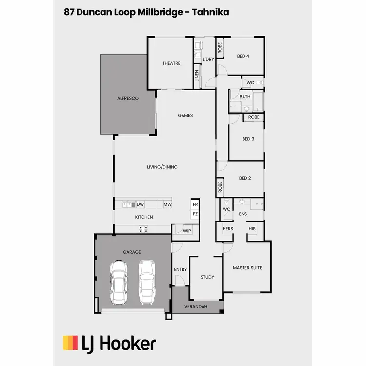 Floorplan of Homely house listing, 87 Duncan Loop, Millbridge WA 6232
