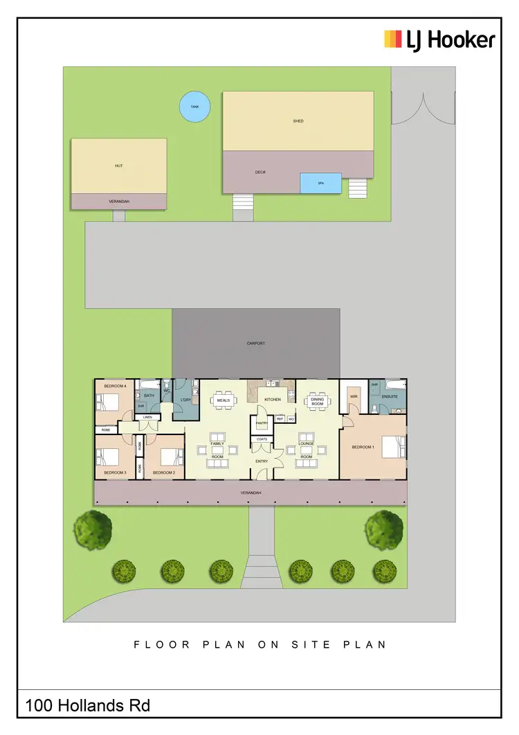 Floorplan of Homely house listing, 100 Hollands Road, Young NSW 2594