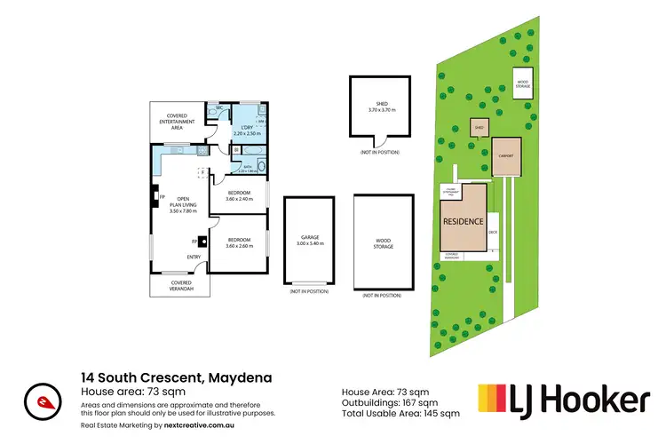 Floorplan of Homely house listing, 14 South Crescent, Maydena TAS 7140