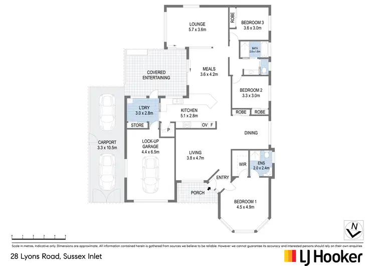 Floorplan of Homely house listing, 28 Lyons Road, Sussex Inlet NSW 2540
