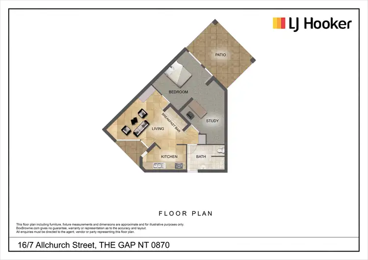 Floorplan of Homely house listing, 16/7 Allchurch Street, The Gap NT 870