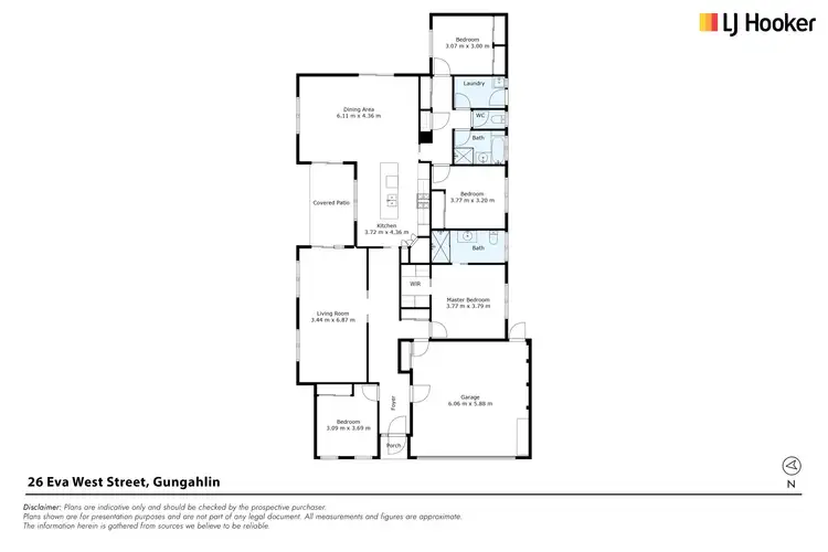 Floorplan of Homely house listing, 26 Eva West Street, Gungahlin ACT 2912