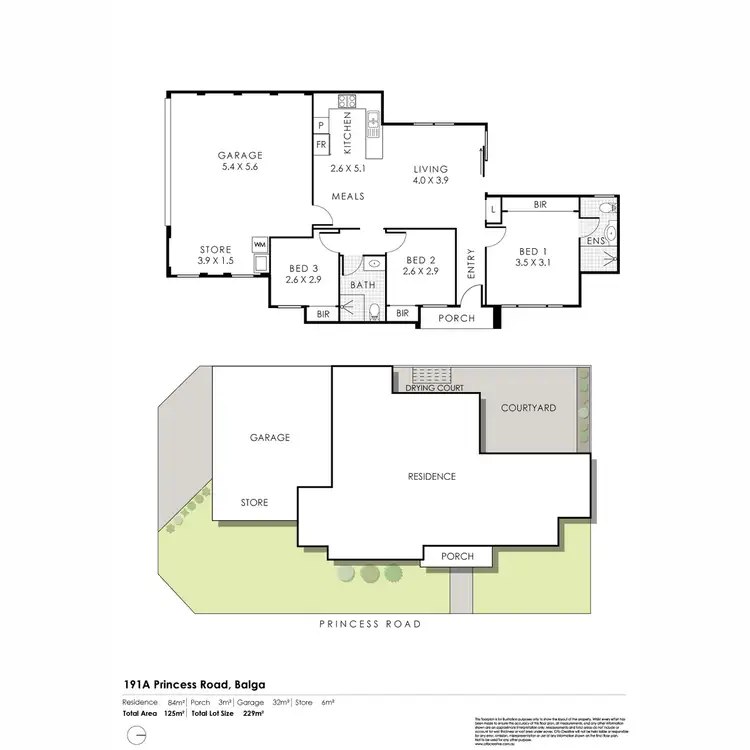 Floorplan of Homely house listing, 191A Princess Road, Balga WA 6061