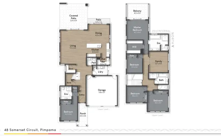 Floorplan of Homely house listing, 48 Somerset Circuit, Pimpama QLD 4209
