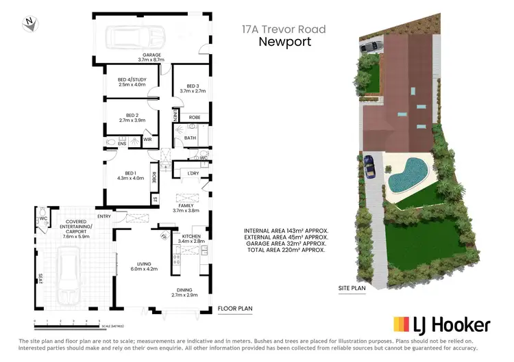 Floorplan of Homely house listing, 17a Trevor Road, Newport NSW 2106